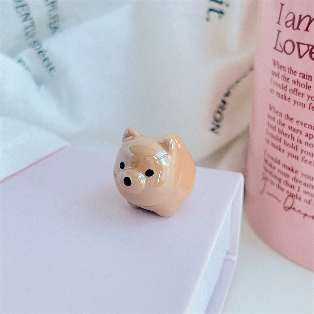 DIY beads Piglet lamb dog small animal acrylic accessories