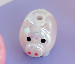 DIY beads Piglet lamb dog small animal acrylic accessories