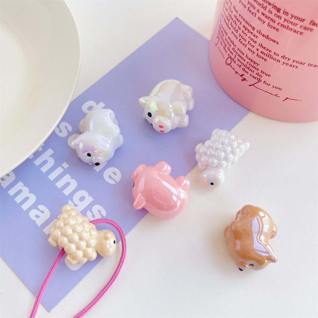 DIY beads Piglet lamb dog small animal acrylic accessories
