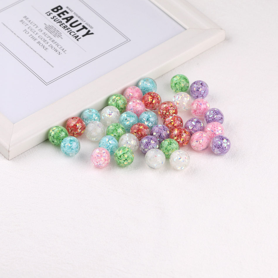 16MM interior colored sequin beads DIY accessories