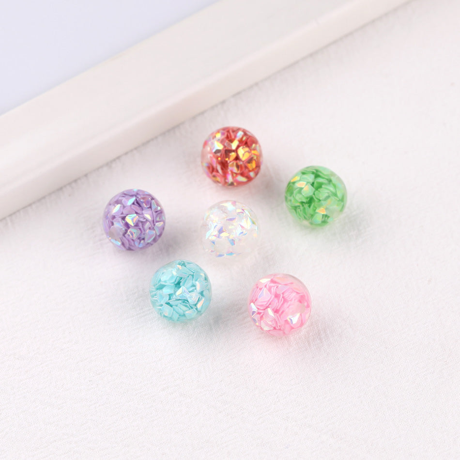 16MM interior colored sequin beads DIY accessories