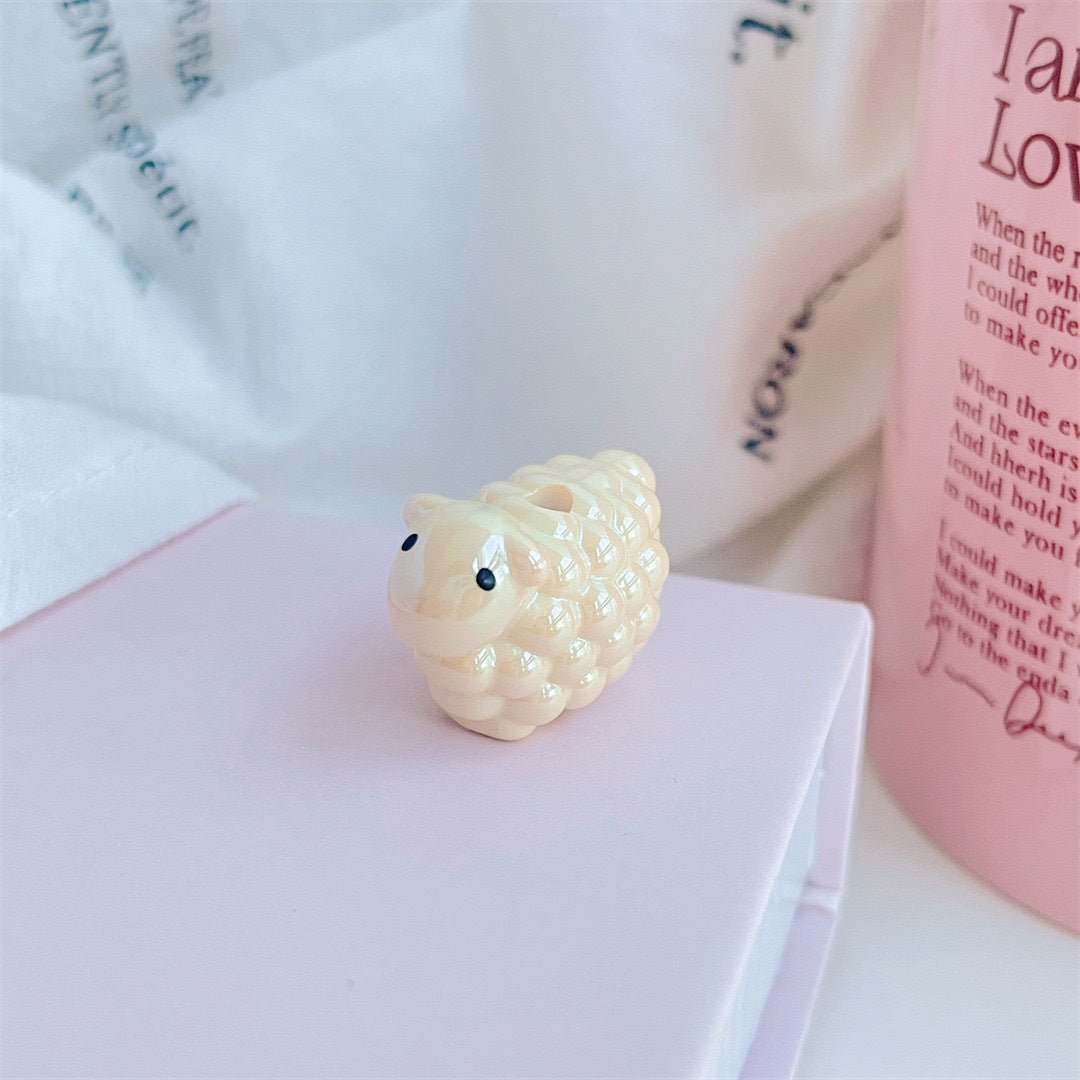 DIY beads Piglet lamb dog small animal acrylic accessories