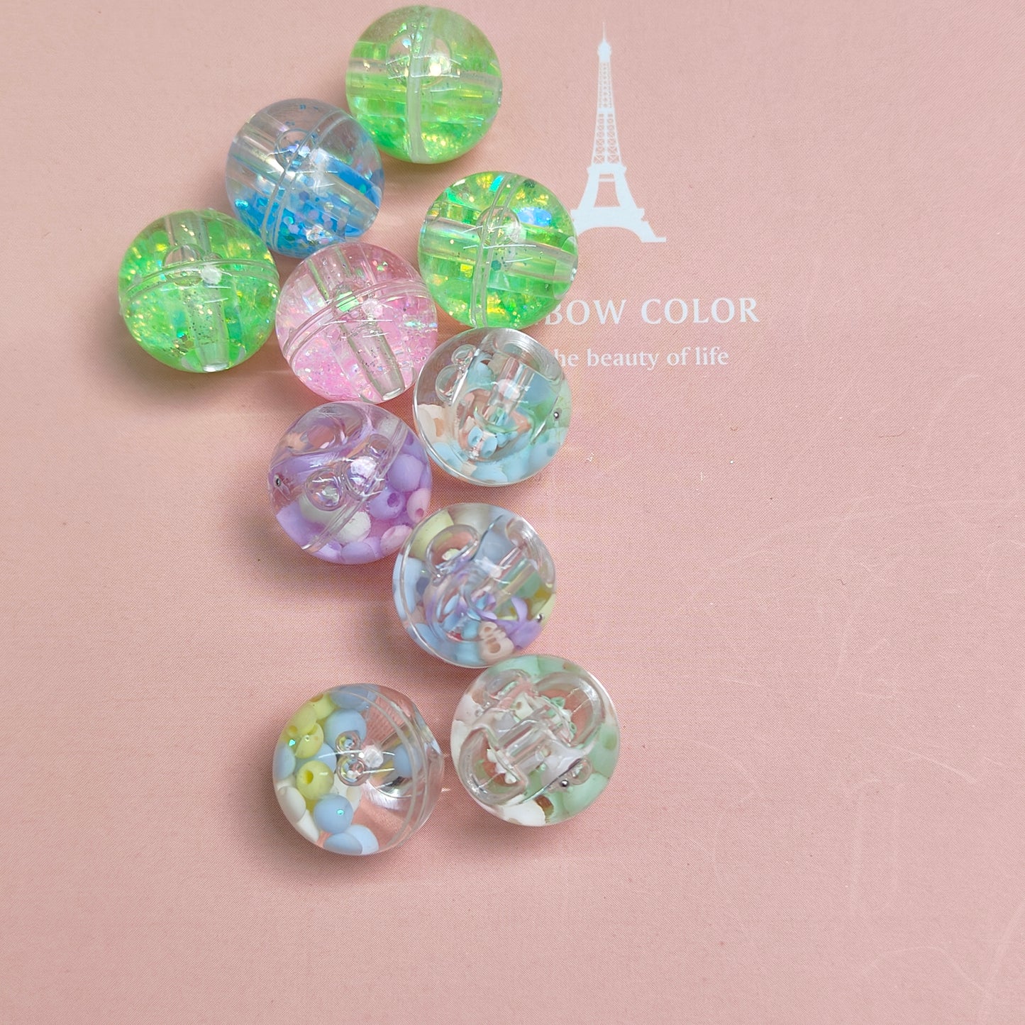 Kawaii Oil Liquid Beads For Jewelry Making DIY Decorations Phone Chain Hair Rope Sparkle Earrings Necklace Bracelet Accessories JC0001ZZ