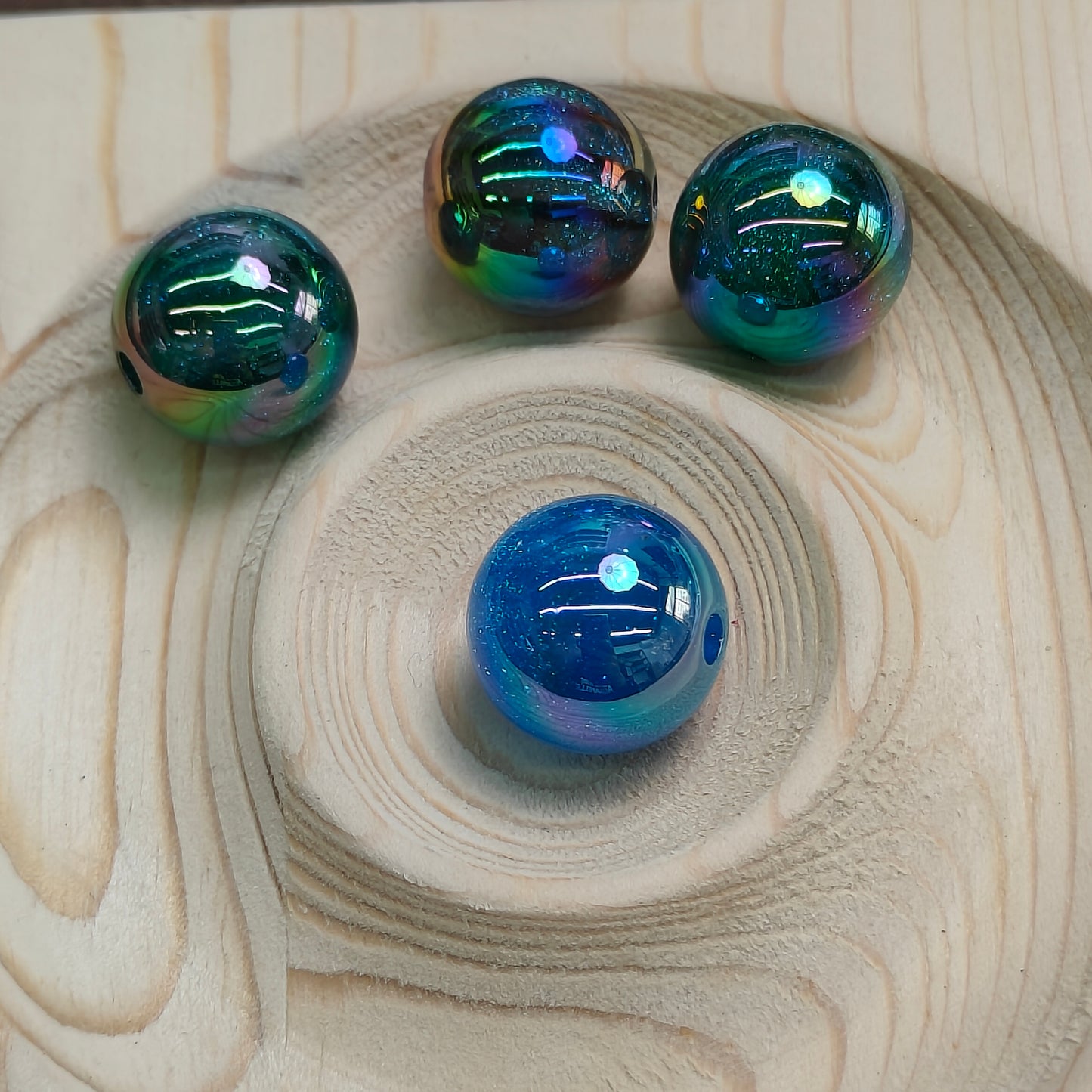 Colorful Sparkling Bright DIY Handmade Jewelry Accessories Starry Sky Crack Charming Beads JC0004ZZ