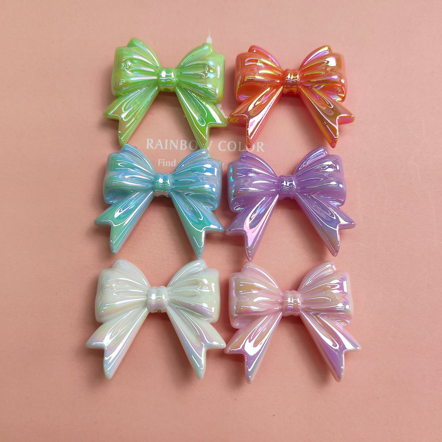 Big Specification and Small Specification cordial design jewelry Components Acrylic Bow-tie shape Do-it-yourself beads Handmade JC0006ZZ