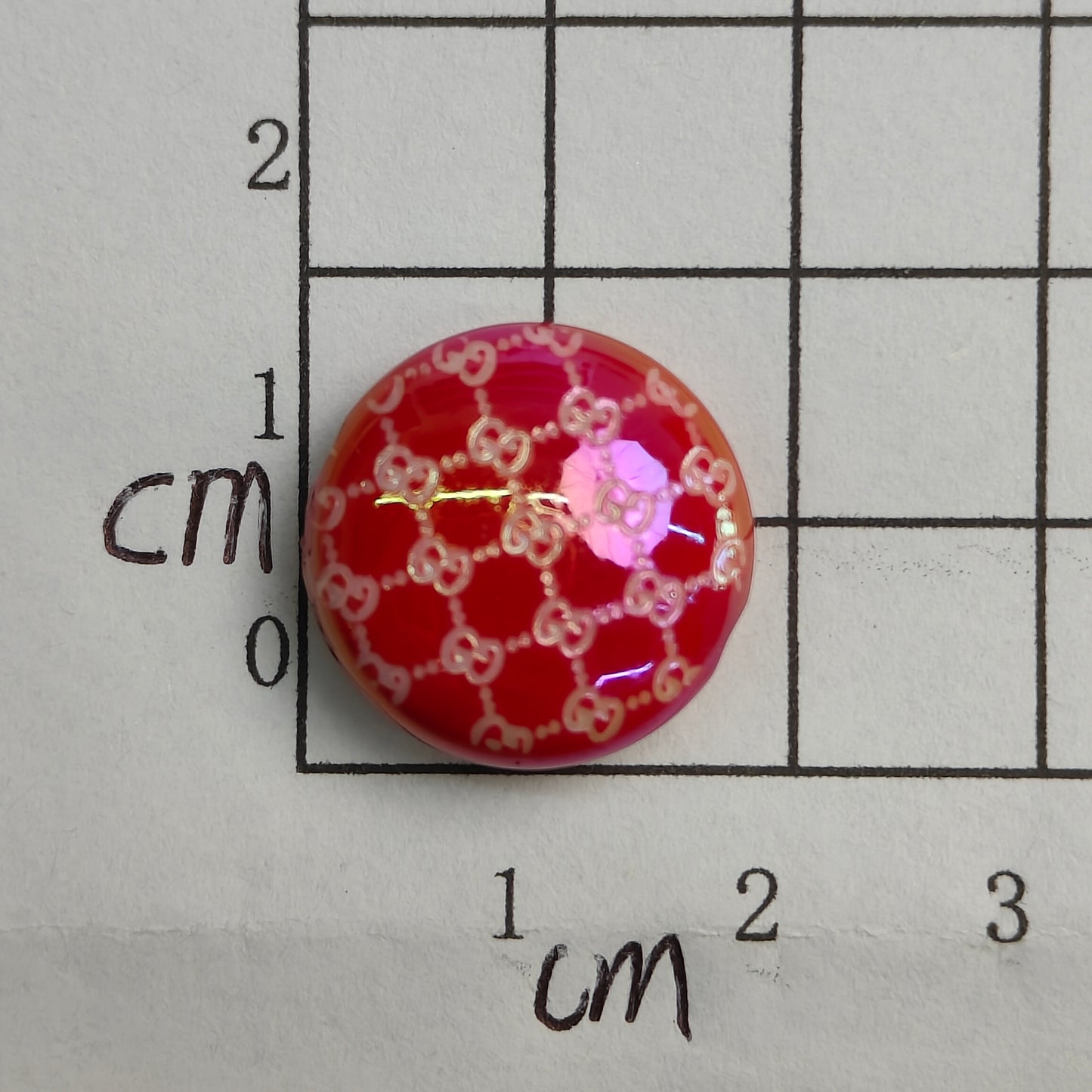 DIY colorful jelly beans embossed sparkling jewelry accessories handmade high quality beads JC008ZZ
