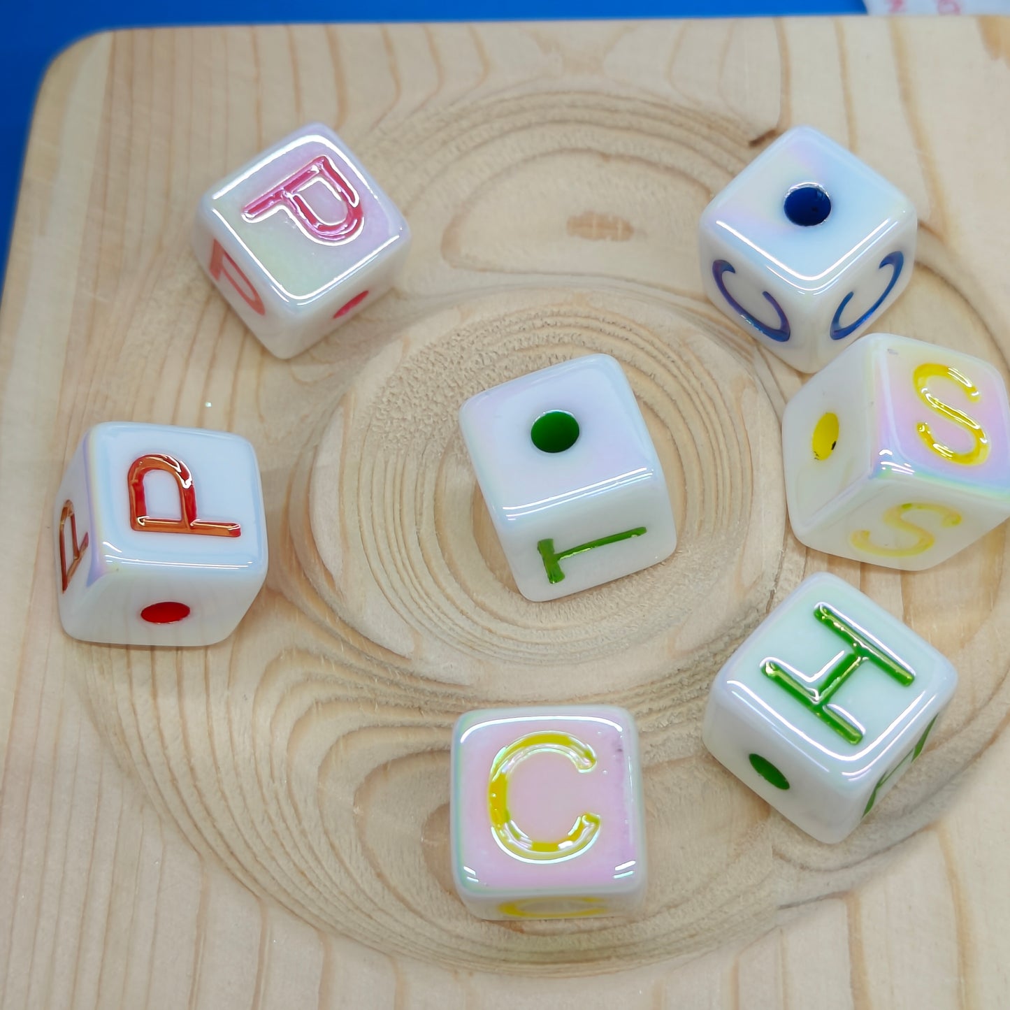 DIY Square Alphabet Beads Random Letters Does Not Include All Letters JC0036ZZ