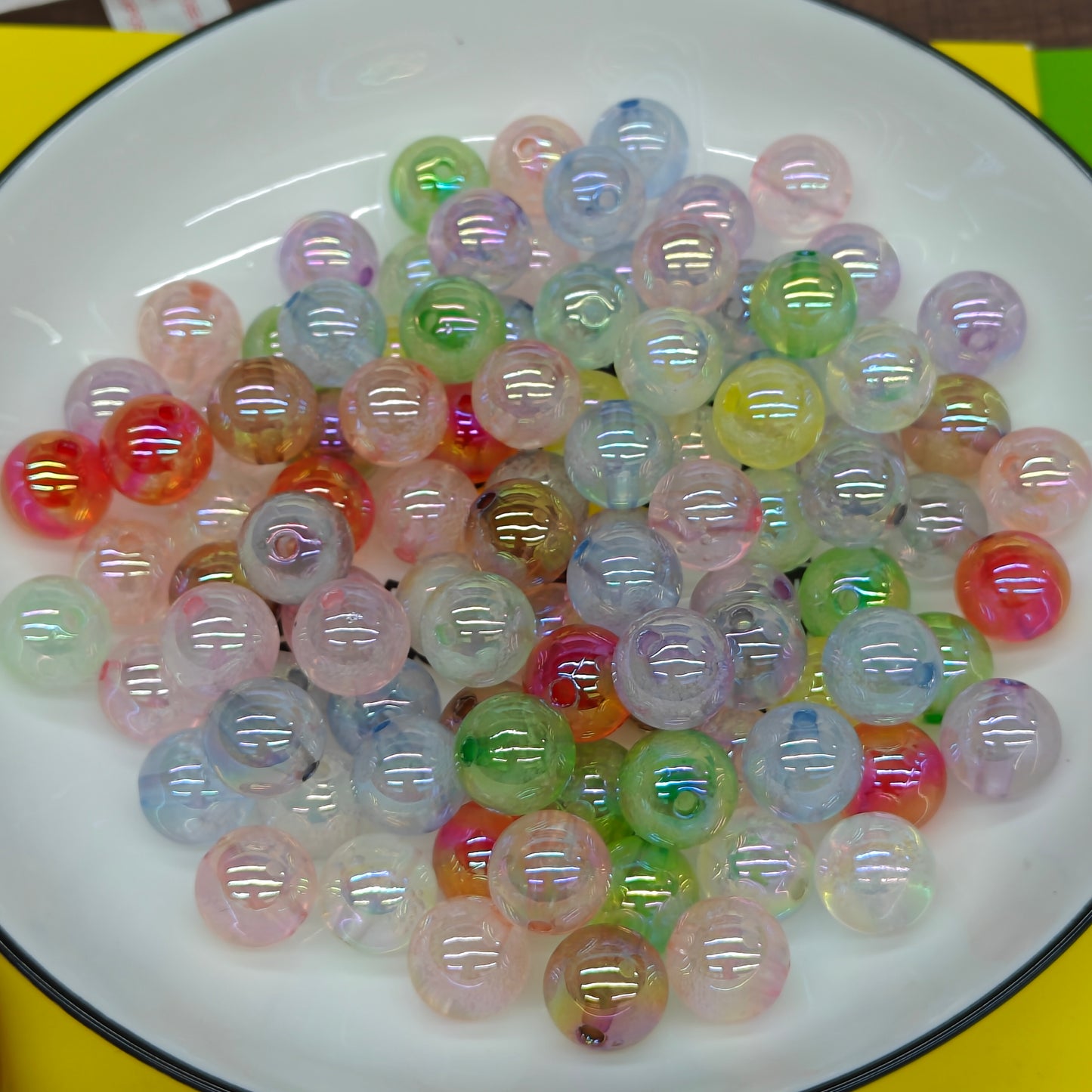 DIY Round Transparent Crystal Beads 16MM JC0034ZZ