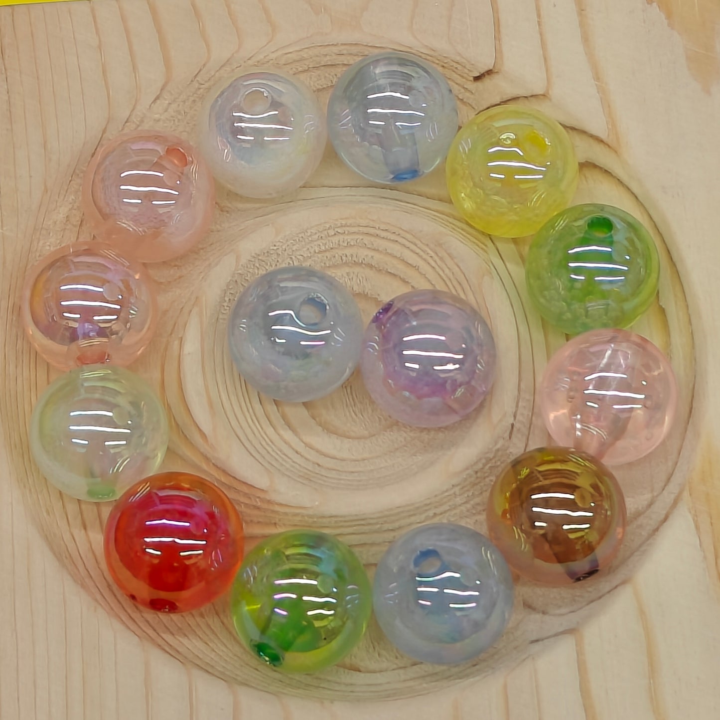 DIY Round Transparent Crystal Beads 16MM JC0034ZZ