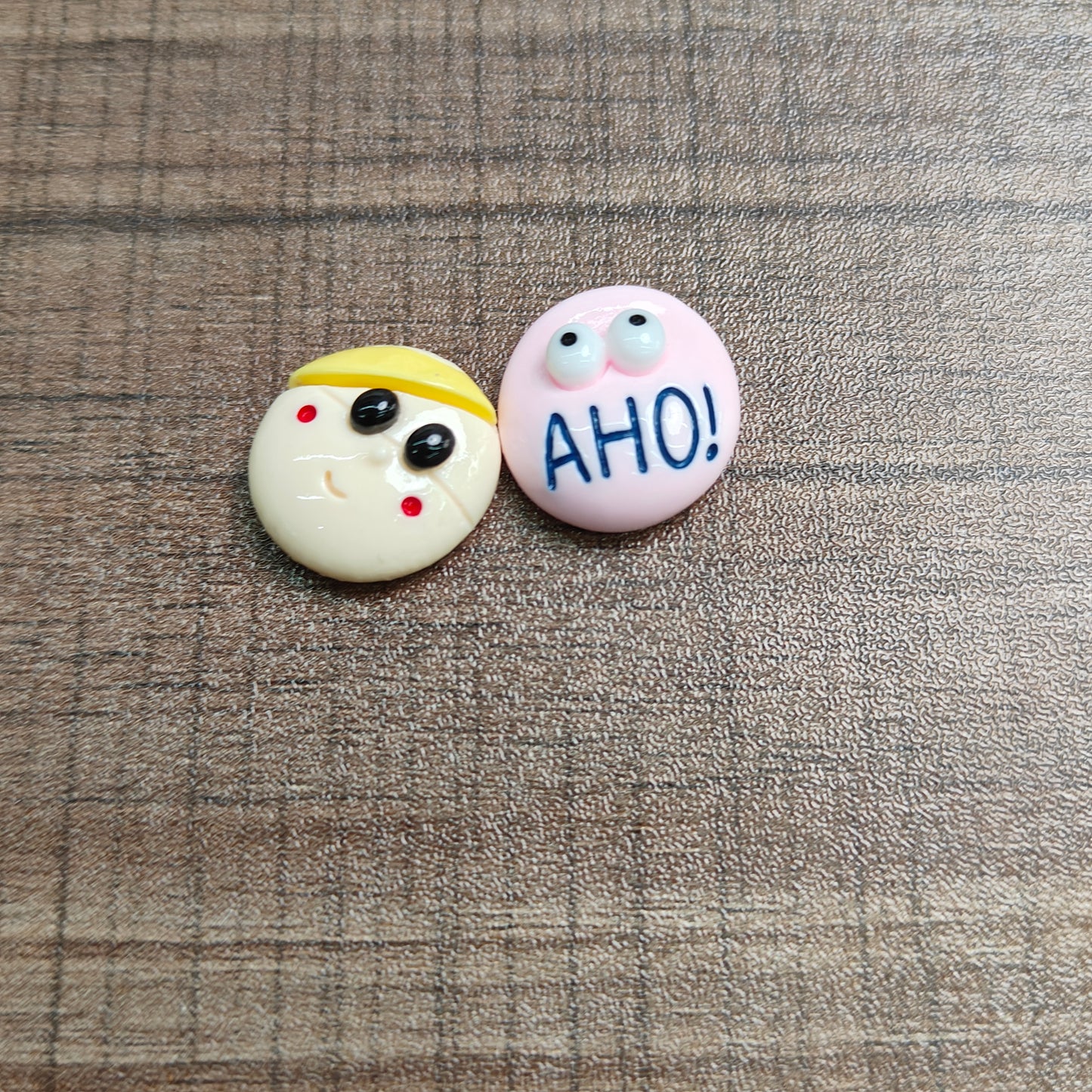 DIY Cartoon Human Face Bean Resin Accessories JC0006SZ