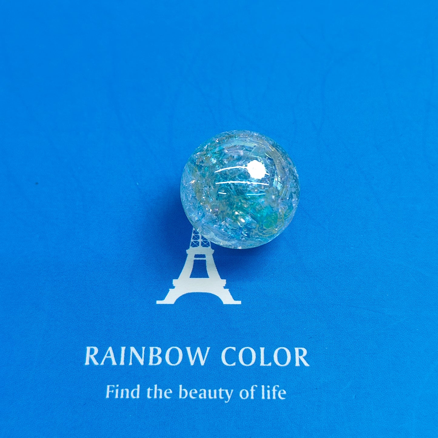 DIY Colorful Burst Pattern Large Beads 20MM 50PCS JC0051ZZ