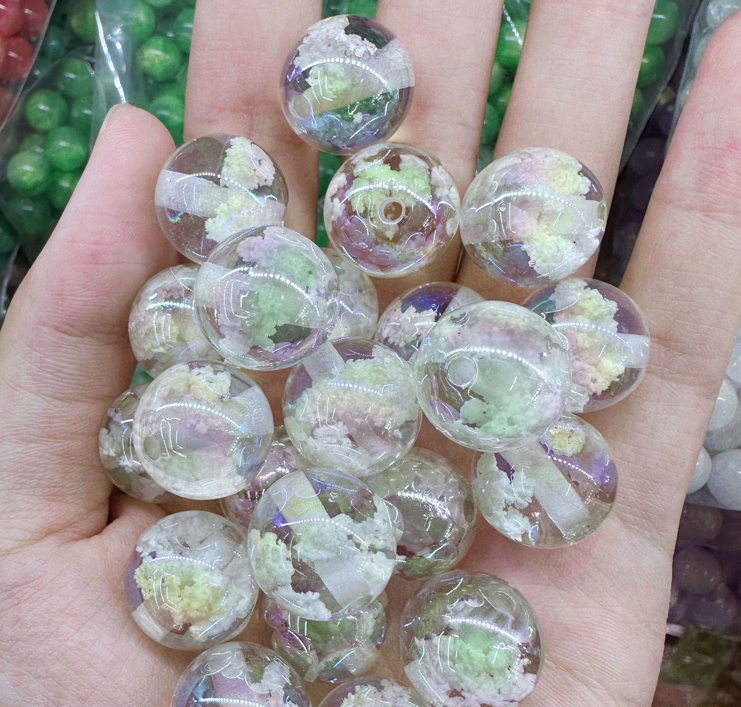 Resin Beans High quality can make a lot of jewellery DIY Lovers