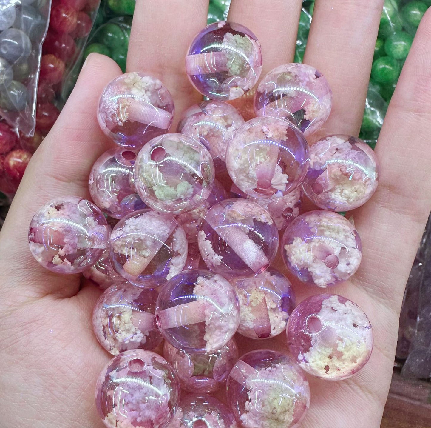 Resin Beans High quality can make a lot of jewellery DIY Lovers