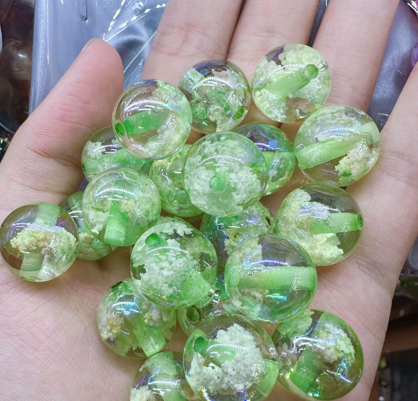 Resin Beans High quality can make a lot of jewellery DIY Lovers