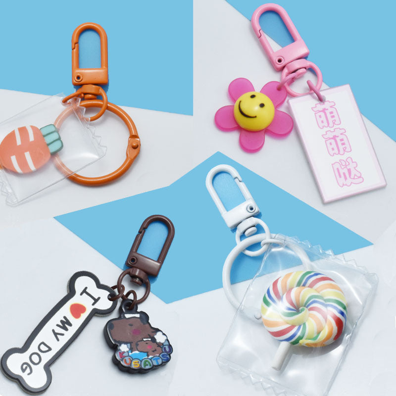 Metal Paint Color Key 8-Shaped Buckle Spray Paint U-Shaped Small Door Buckle Pendant JC0005PJ