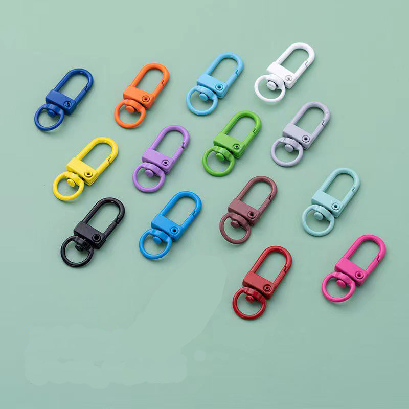 Metal Paint Color Key 8-Shaped Buckle Spray Paint U-Shaped Small Door Buckle Pendant JC0005PJ