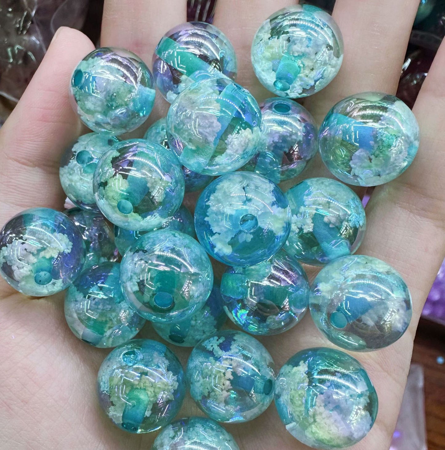 Resin Beans High quality can make a lot of jewellery DIY Lovers