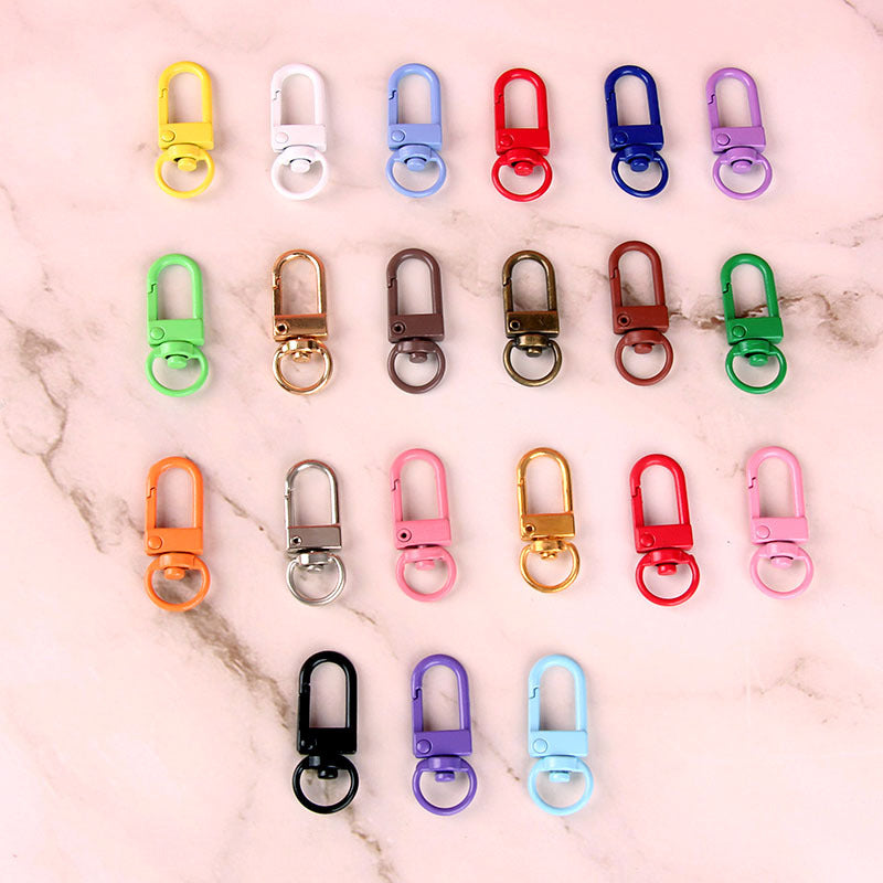 Metal Paint Color Key 8-Shaped Buckle Spray Paint U-Shaped Small Door Buckle Pendant JC0005PJ