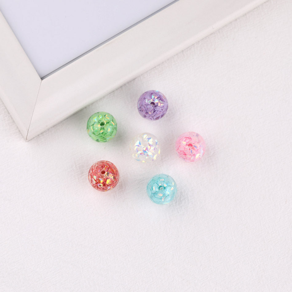 16MM interior colored sequin beads DIY accessories
