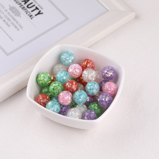 16MM interior colored sequin beads DIY accessories