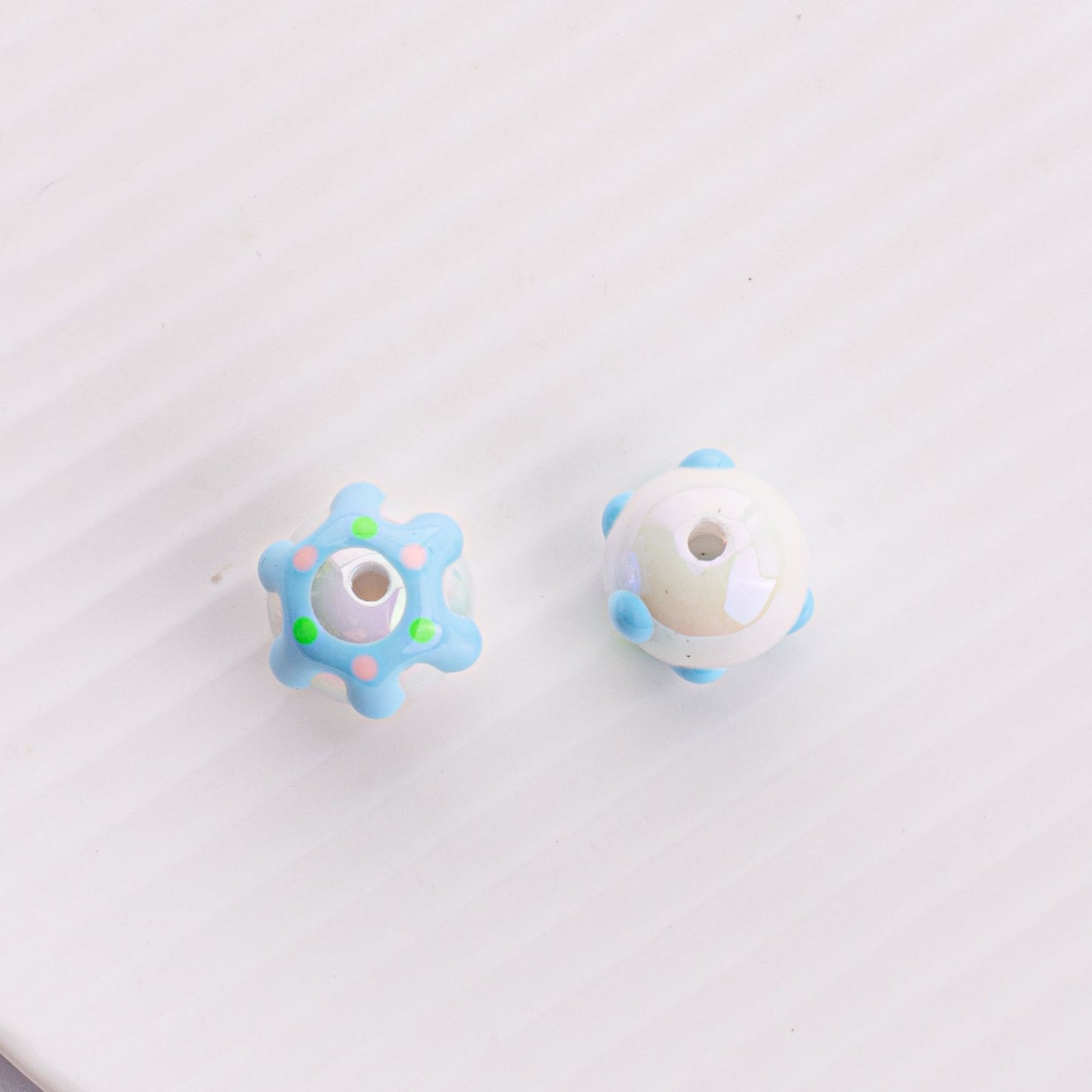 16MM original hand-painted lovely acrylic DIY beads