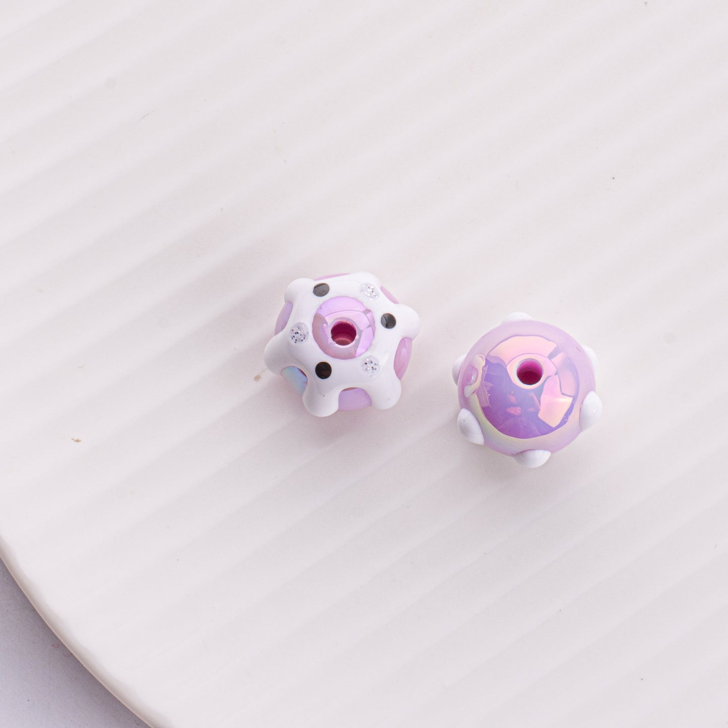 16MM original hand-painted lovely acrylic DIY beads