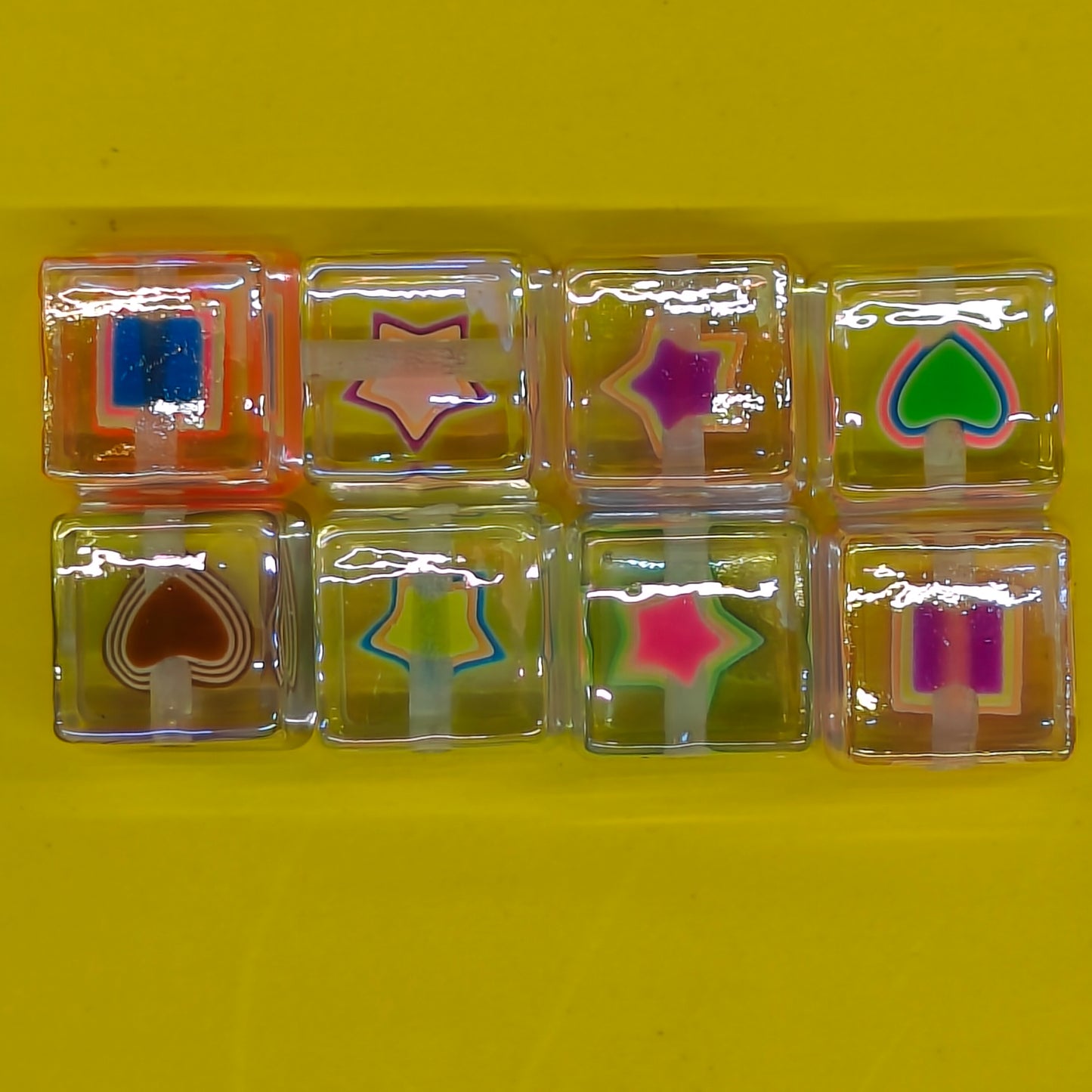 JC DIY Colored Acrylic Square Beads JC0049ZZ