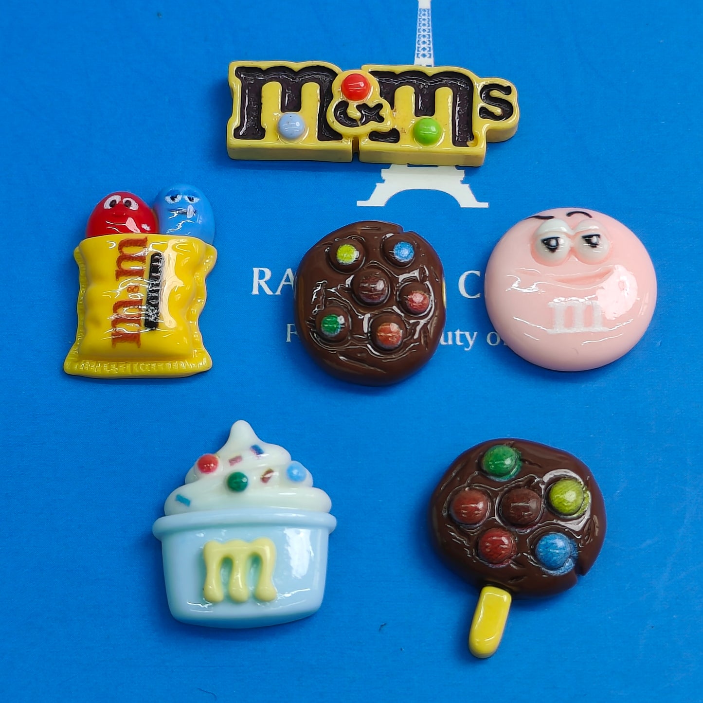 DIY MM Snack Resin Charms For Making Hair Clip Gift Boxes JC0004SZ