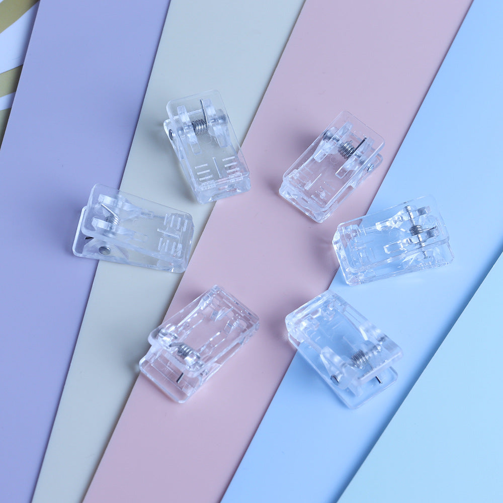 200Pcs Clear Plastic Clips for Hanging Photos - Small Paper Clips for ...